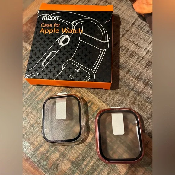 Misxi 2 Pack Tempered Glass Case Size: 46mm (Series 11/10) - Picture 3 of 4